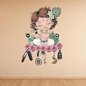 Krishna Wooden Keys Hanger